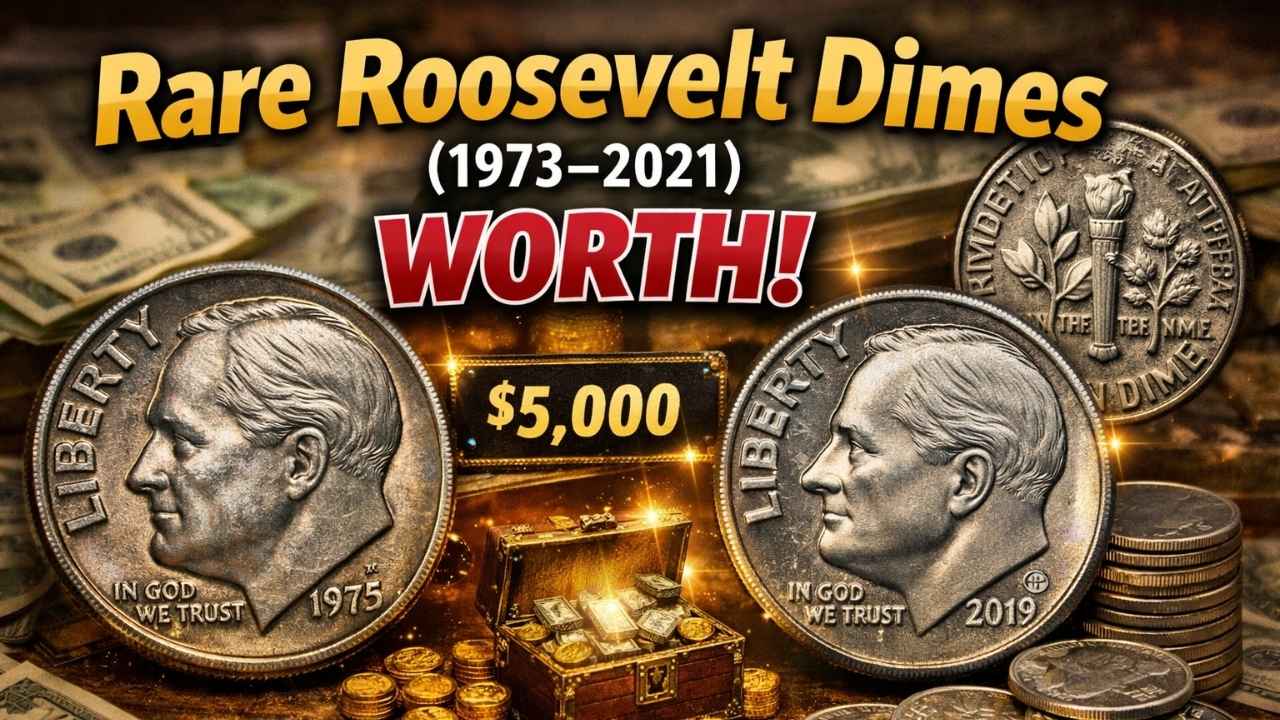 10 Rare Roosevelt Dimes (1973–2021) Worth a Fortune: Collector’s Value Guide