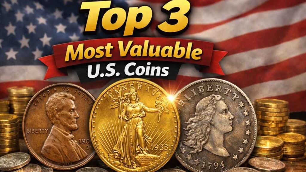 Top 3 Most Valuable U.S. Coins: Rare Treasures Worth Big Money